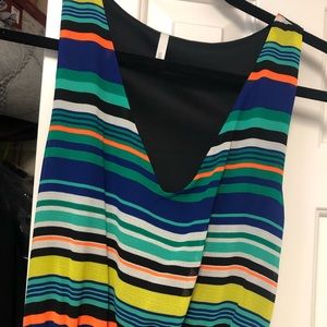 Colorful striped dress